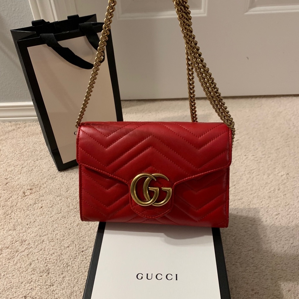 GG Marmont matelassé mini bag - Picture 8 of 11